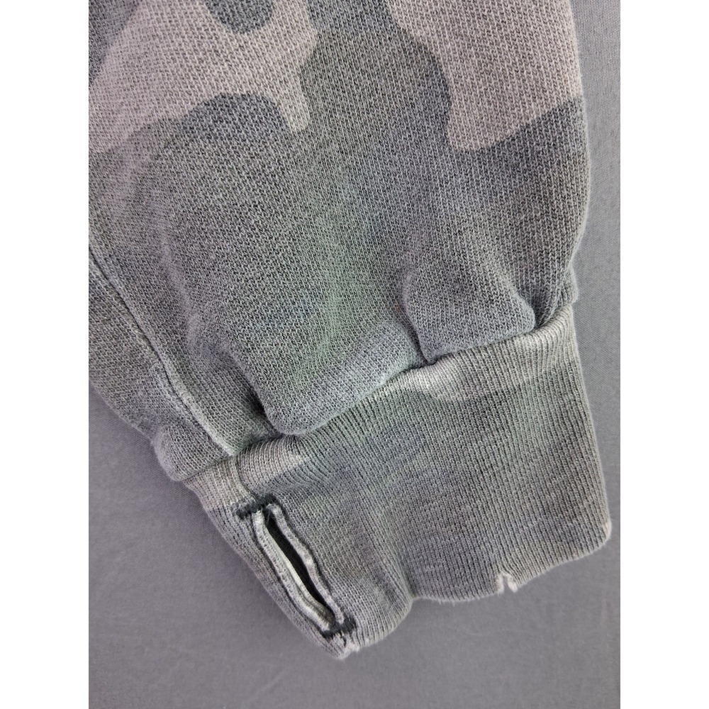 Ragdoll Camo Sweatshirt Distressed Crewneck Pullover Gray Camouflage Small S - Picture 4 of 8